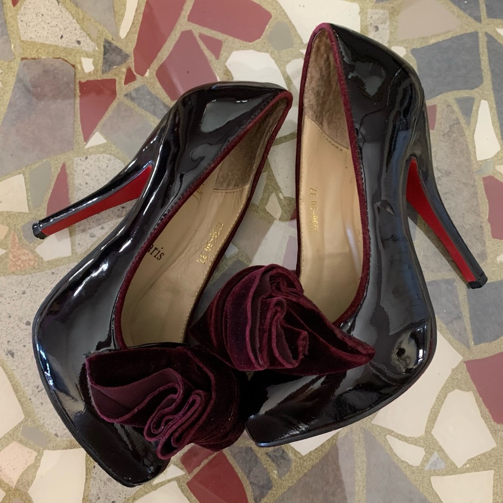 Sexy Christian Louboutin Oxblood Stilettos